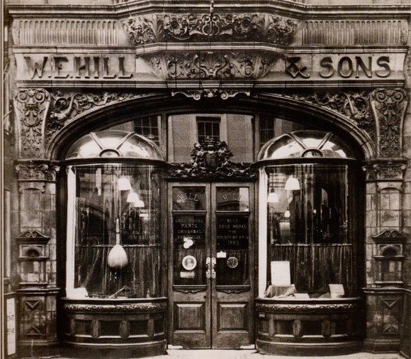 WE Hill & Sons Shop Front